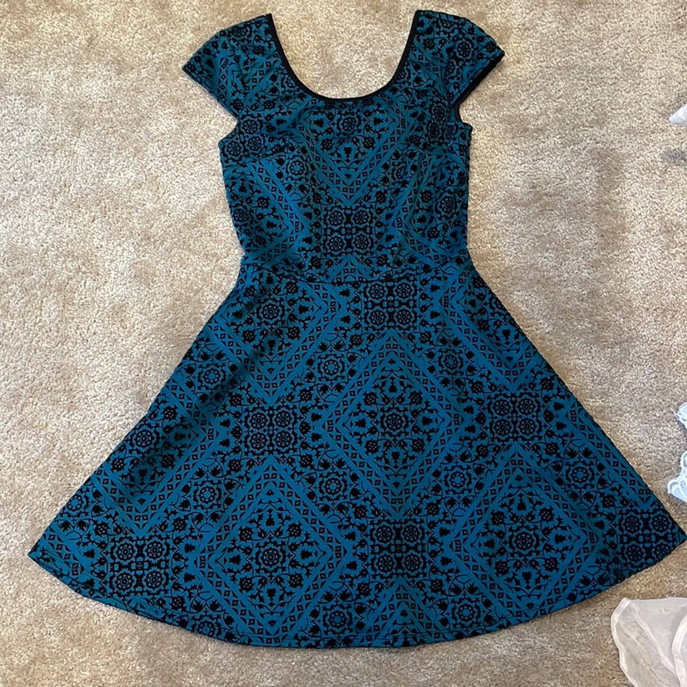Green Party Dress